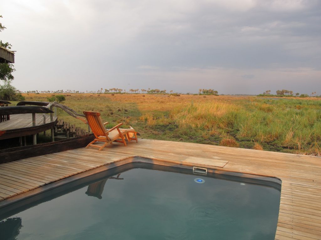 Selinda Camp pool, Great Plains Conservation, Botswana